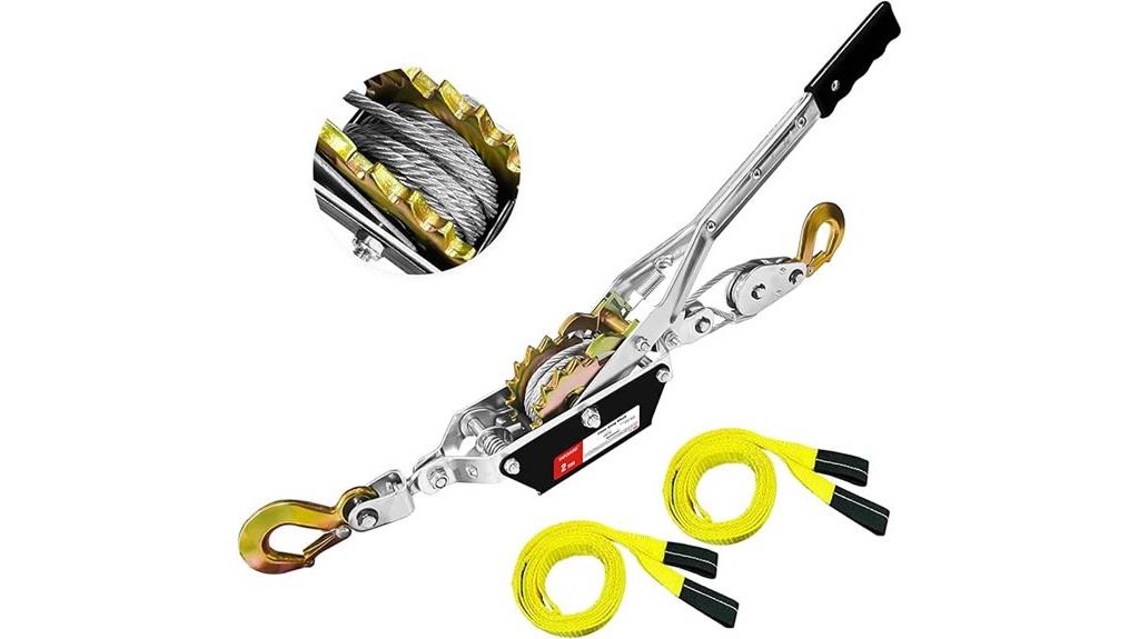 dual gear 2 ton winch