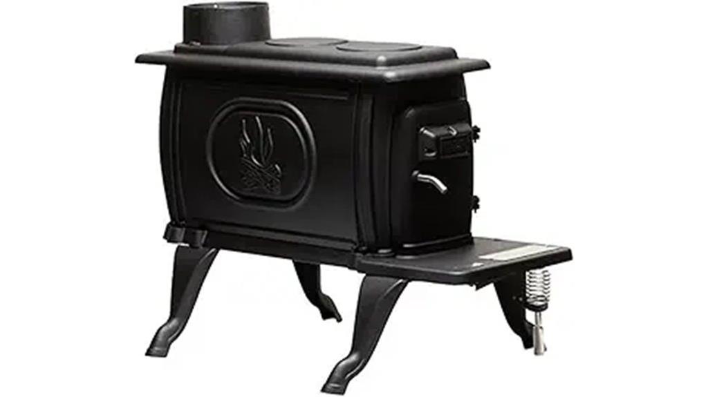 durable cast iron wood stove