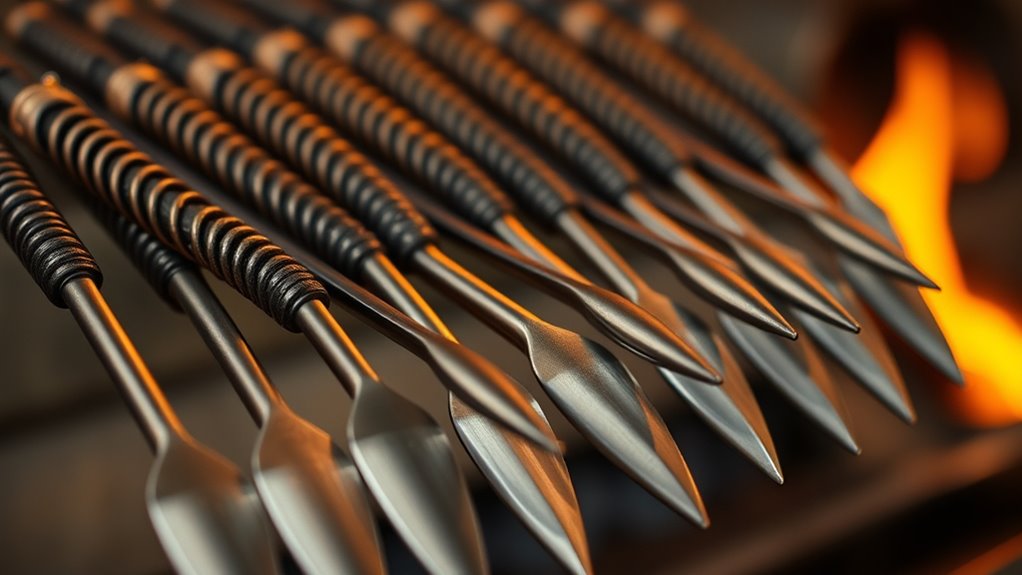 durable forged steel fire pokes