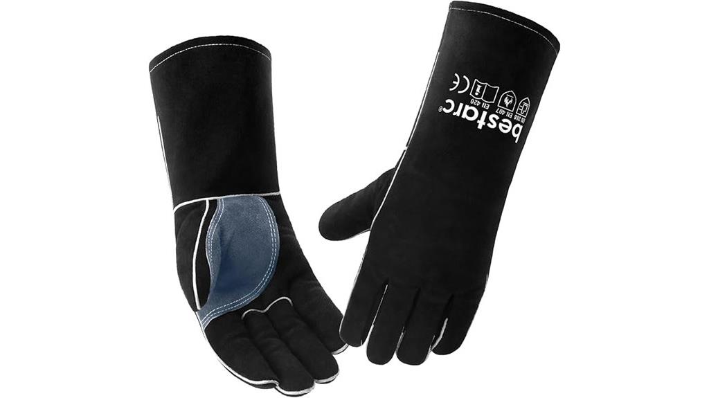 durable leather mig gloves