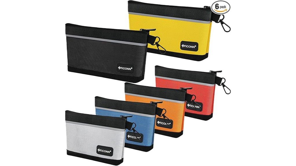 durable oxford zipper pouches