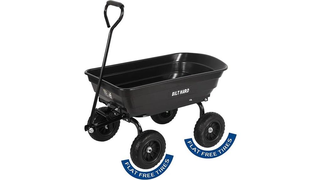durable yard cart wheels