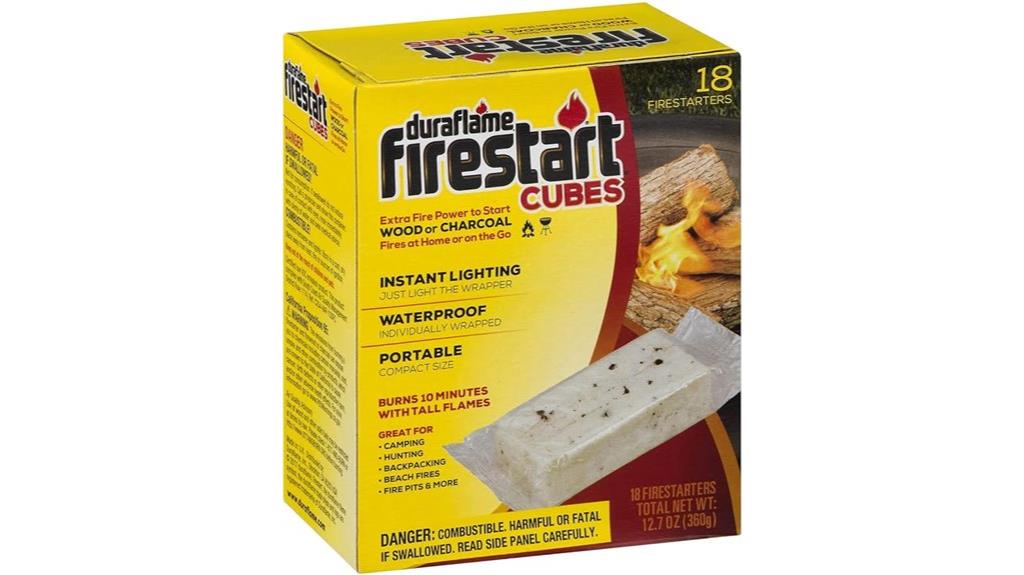 duraflame firestarter cubes