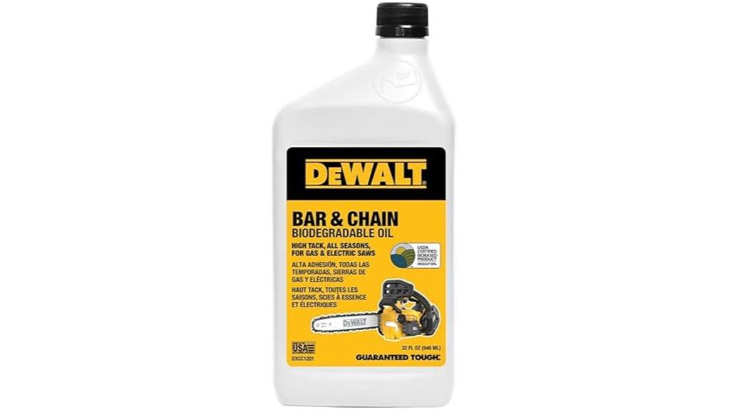 eco friendly chainsaw lubricant