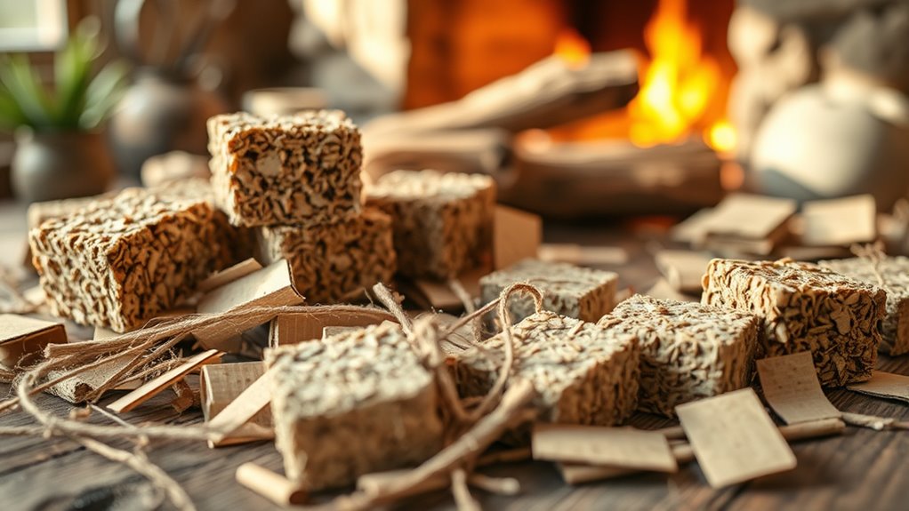 eco friendly fire starter materials