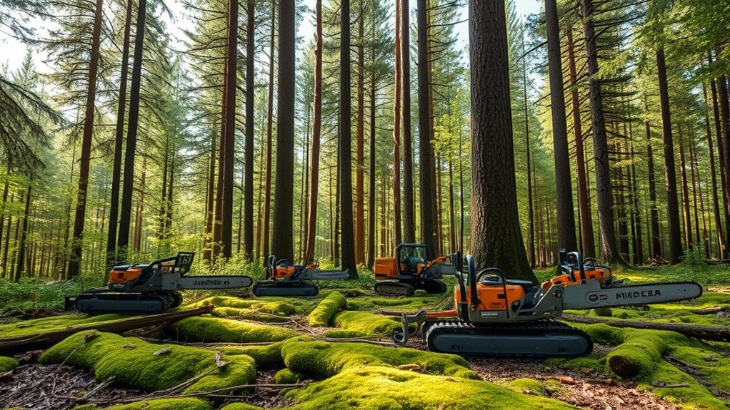 eco friendly logging machinery
