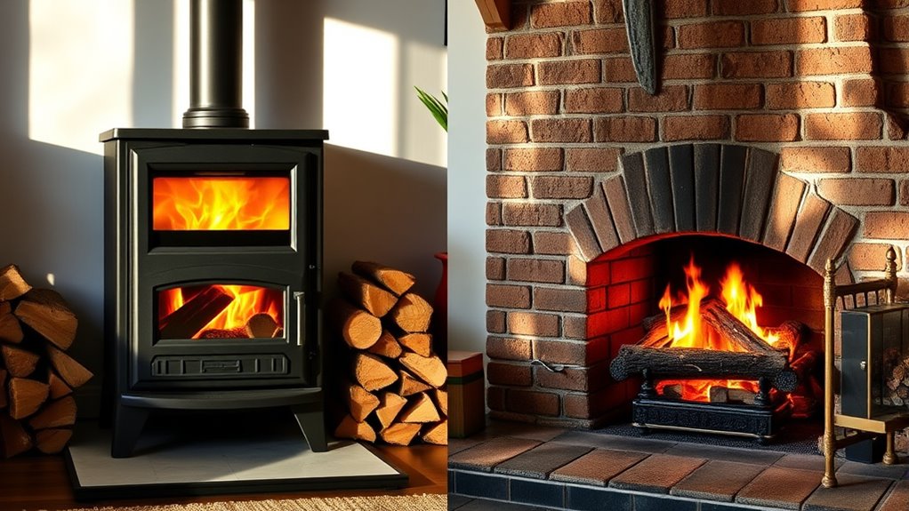 efficiency differences between heating options