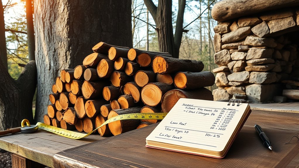 efficient firewood storage management