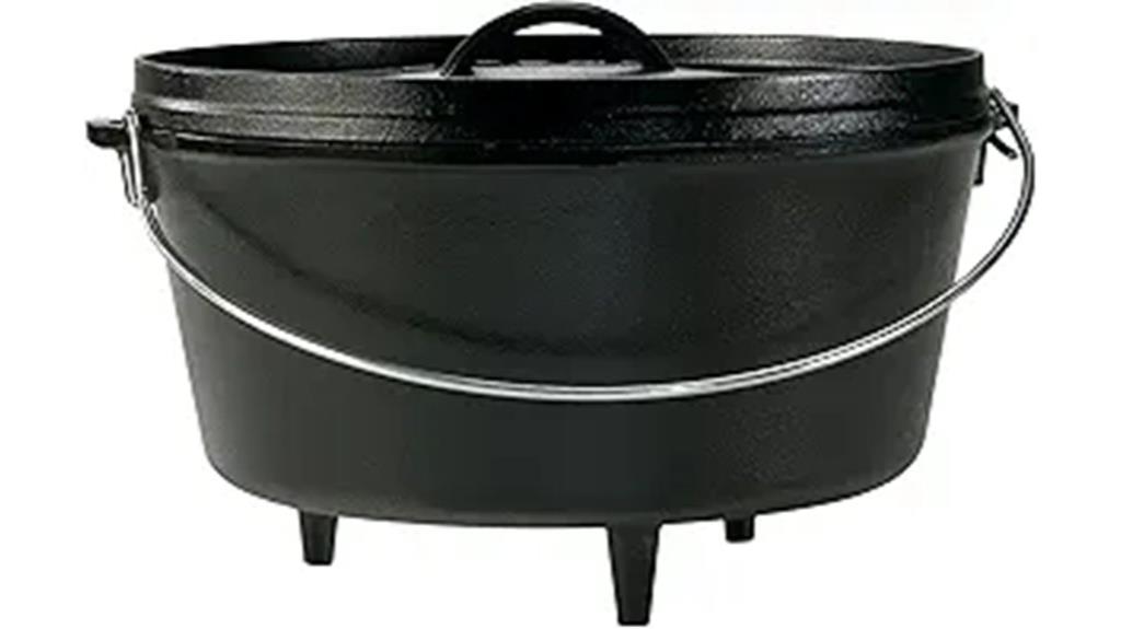 eight quart cast iron dutch oven