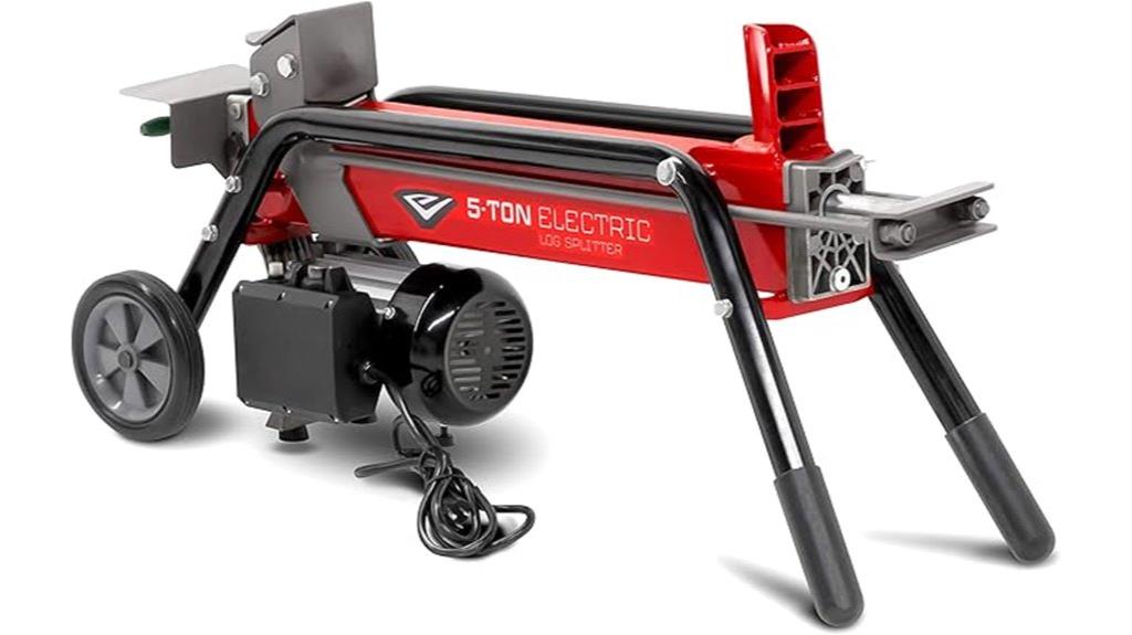 electric 5 ton log splitter