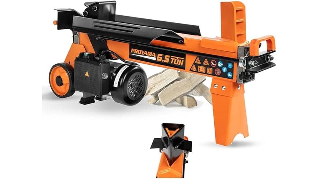 electric 6 5 ton log splitter