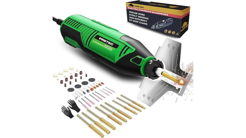 electric chainsaw sharpening kit