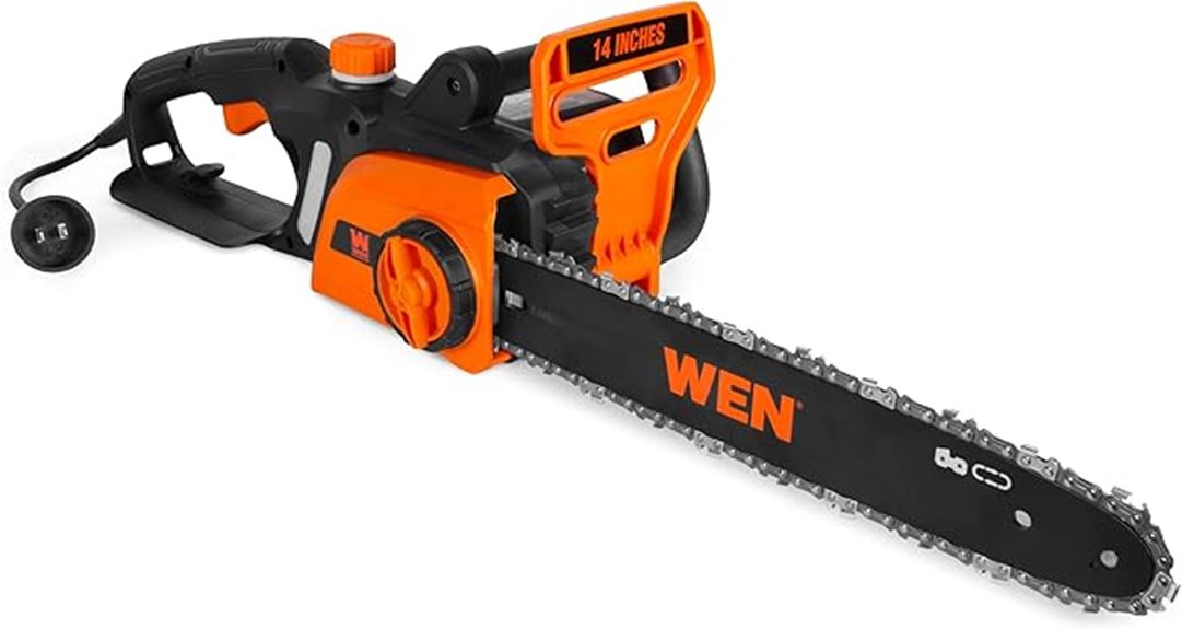 electric corded chainsaw