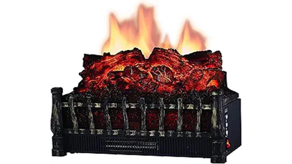 electric log heater insert