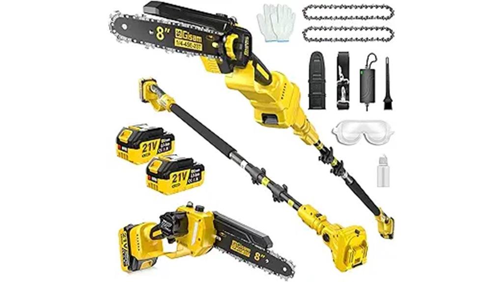 electric pole saw extension