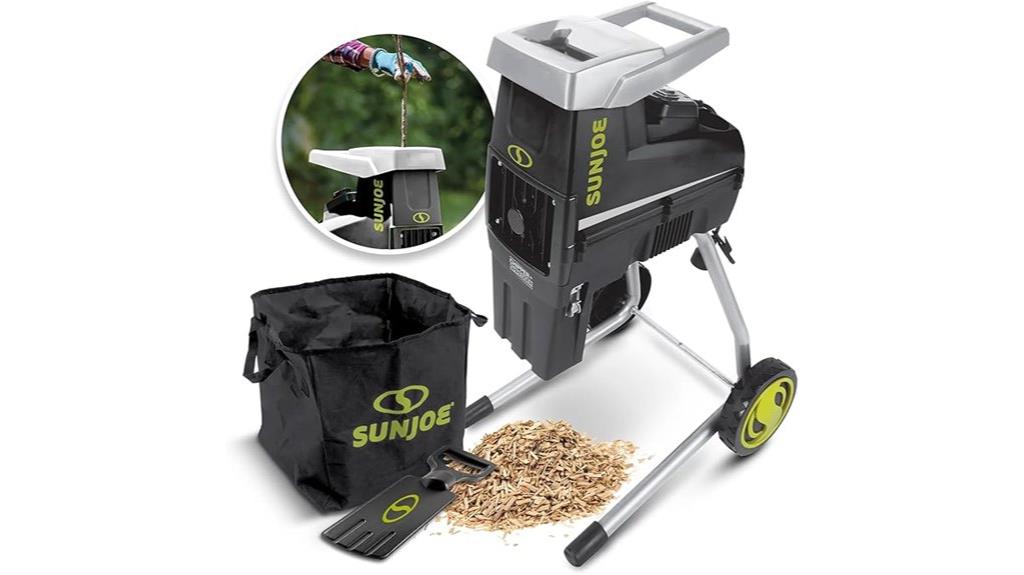 electric yard waste shredder