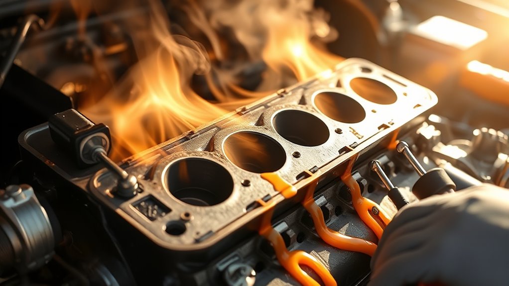 engine overheating coolant leaks