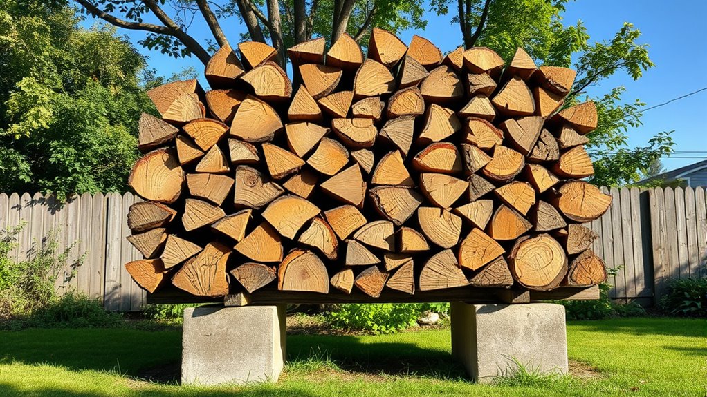 ensure firewood proper ventilation
