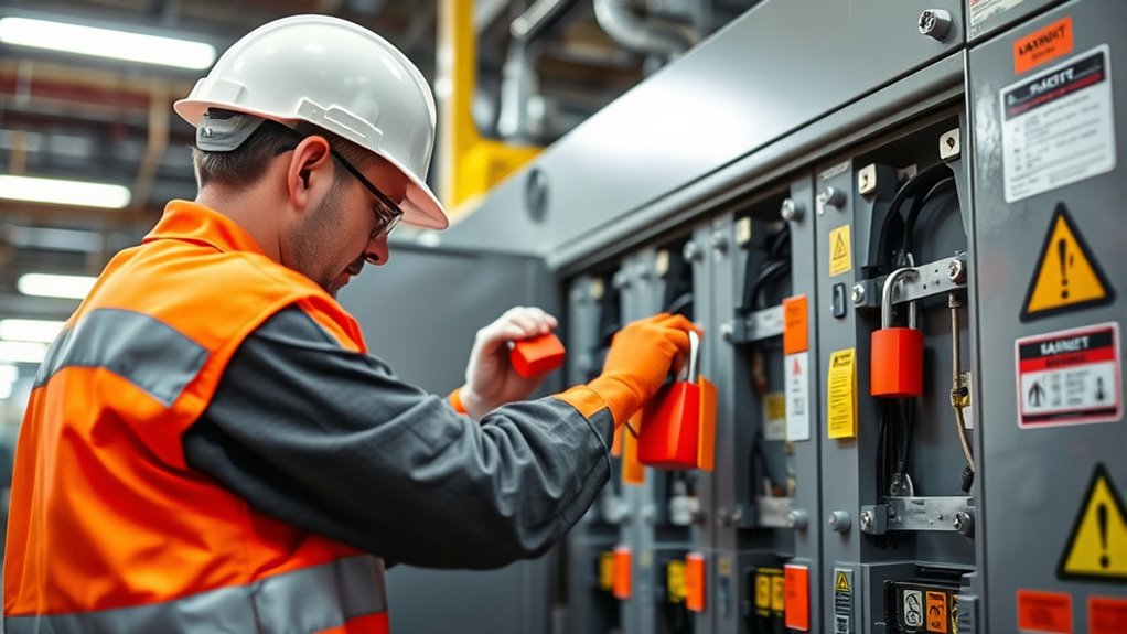 ensure lockout safety procedures