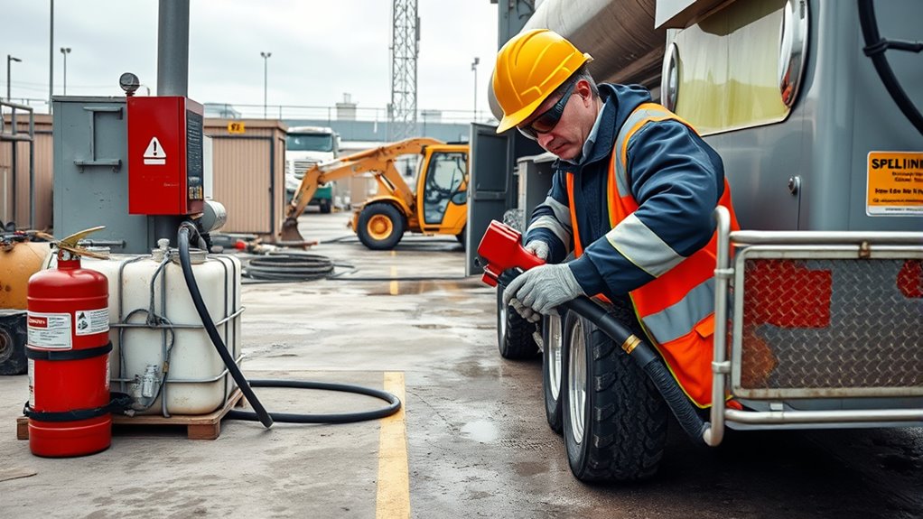 ensure safe refueling procedures