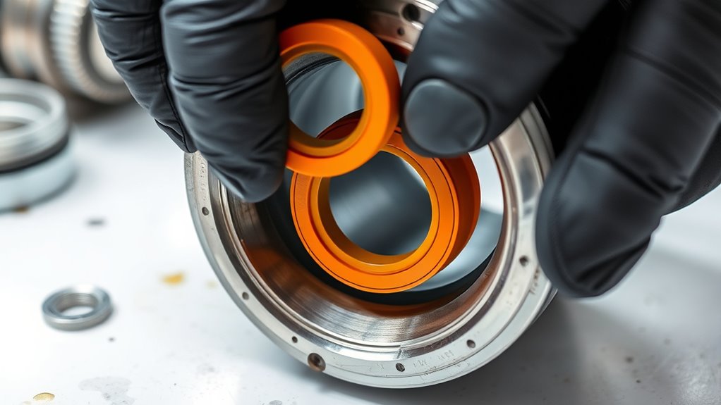ensure seal is properly seated