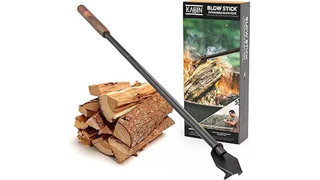extendable fire poke tool