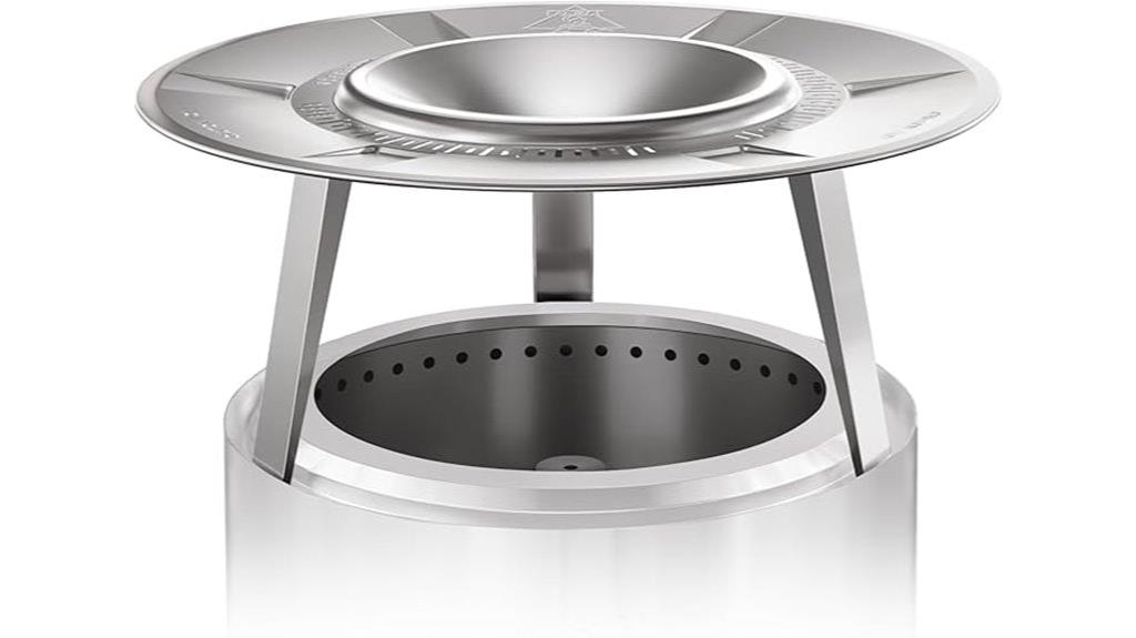 fire pit heat shield