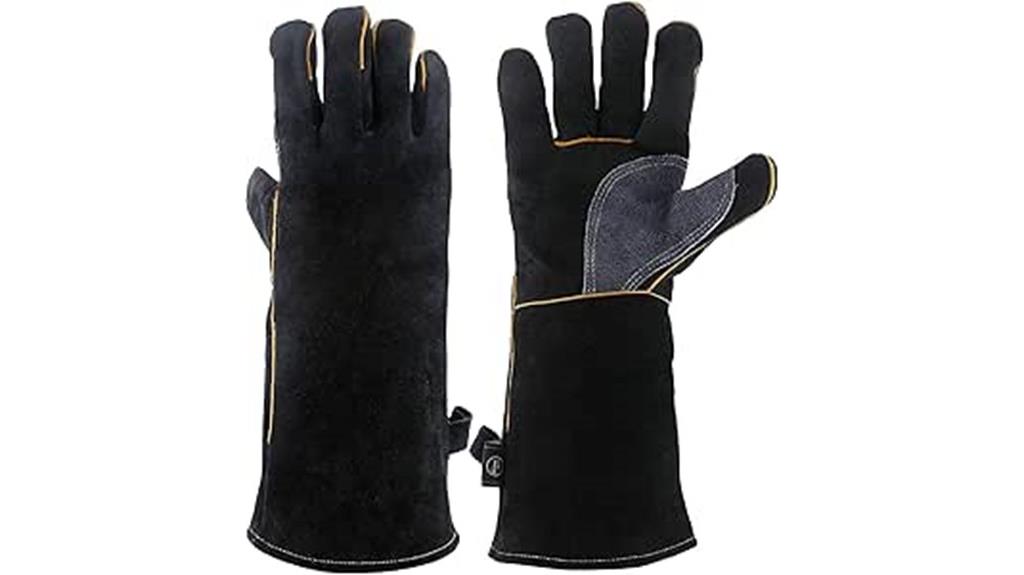 fire resistant leather gloves