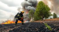 firebreak construction and upkeep