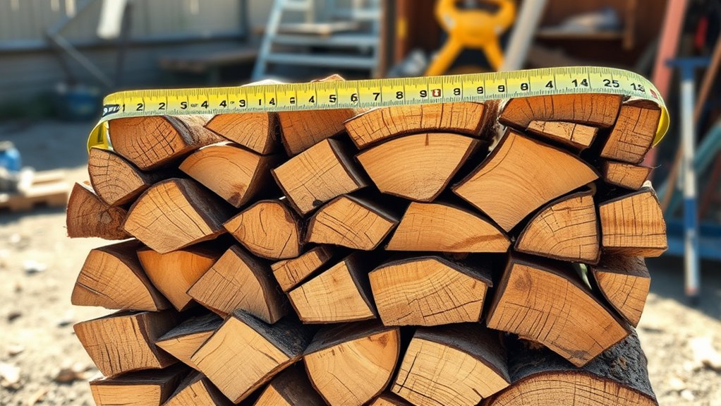 firewood measurement comparisons