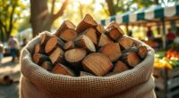 firewood packaging for markets