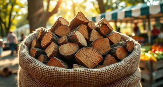 firewood packaging for markets
