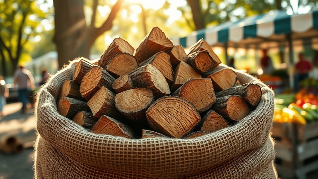 firewood packaging for markets