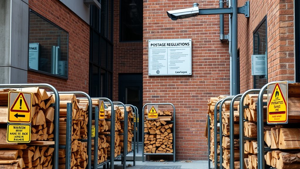 firewood storage penalties enforcement