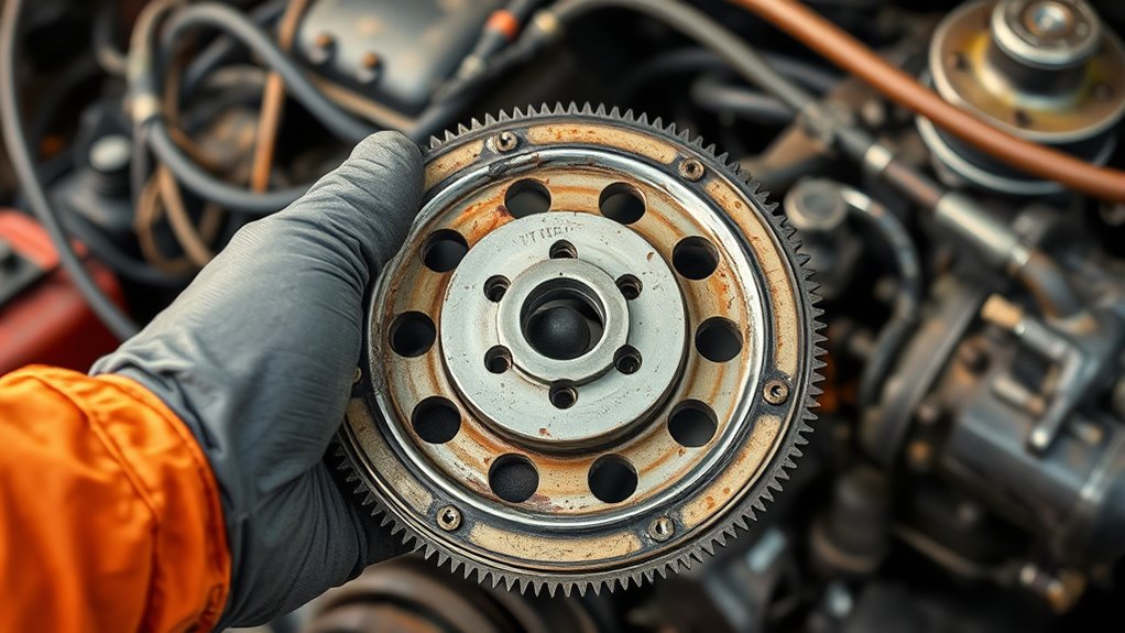 flywheel wear causes engine stalls