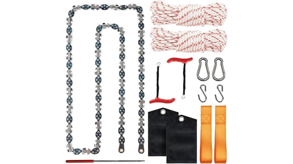 folding chain rope saw