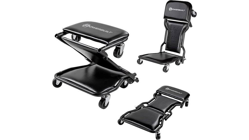 folding creeper and stool
