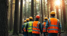 forestry safety reflective vests
