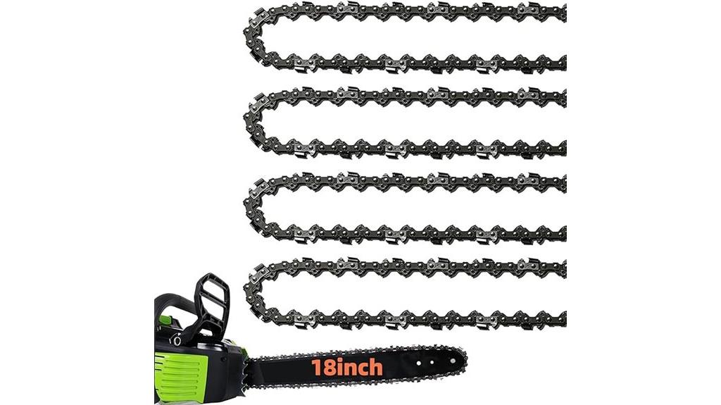 four pack chainsaw chains