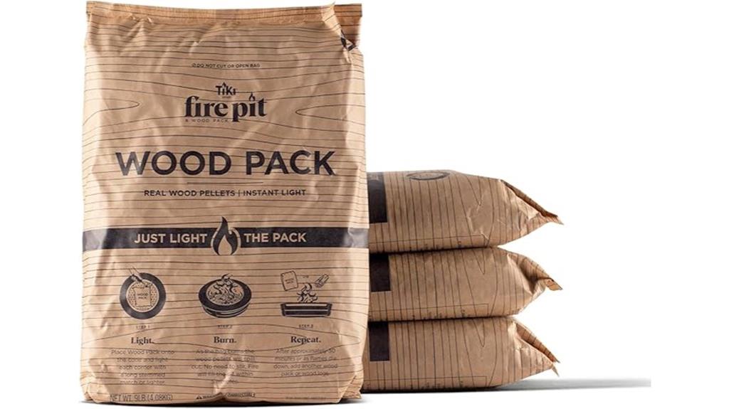 four pack wood pellets