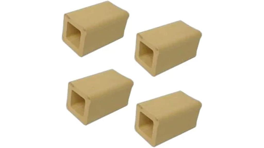 four tall kiln posts