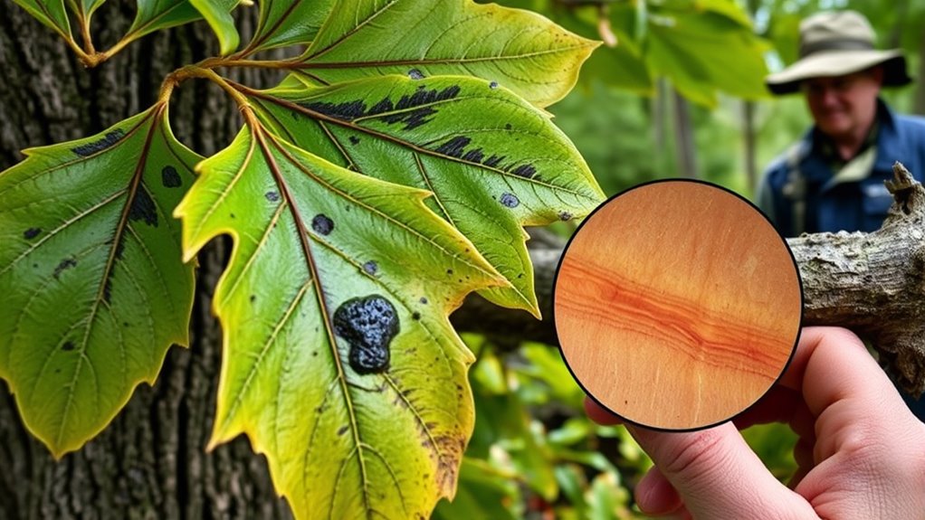 fungal spread disrupts sap