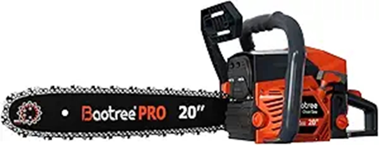 gas chainsaw 20 inch bar