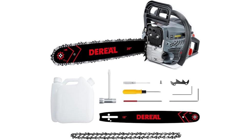 gas powered 62cc chainsaw