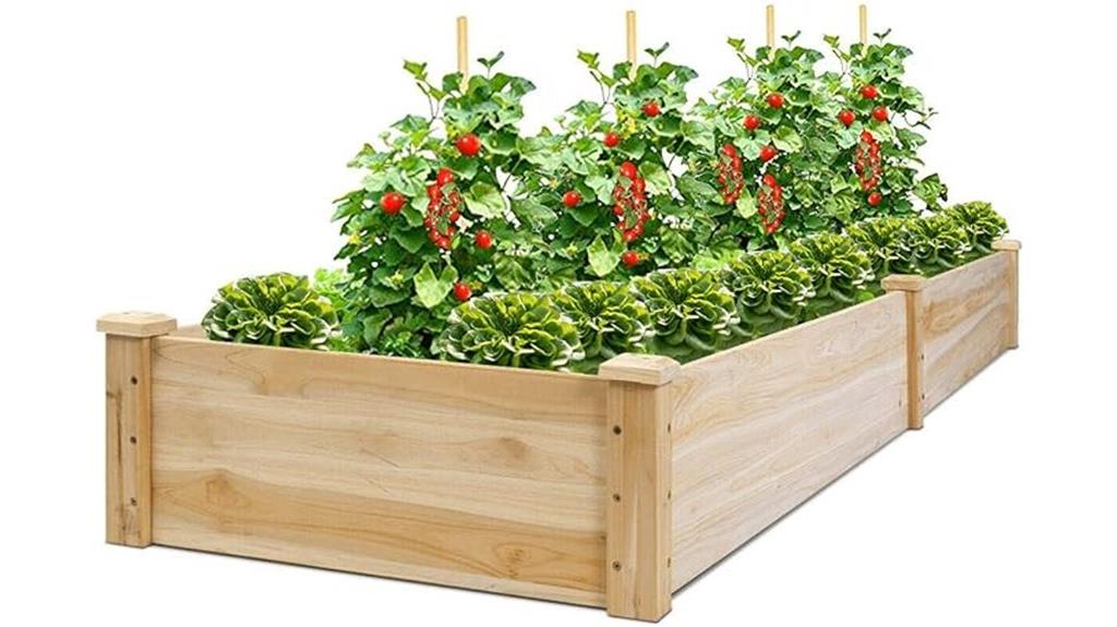 giantex elevated garden bed