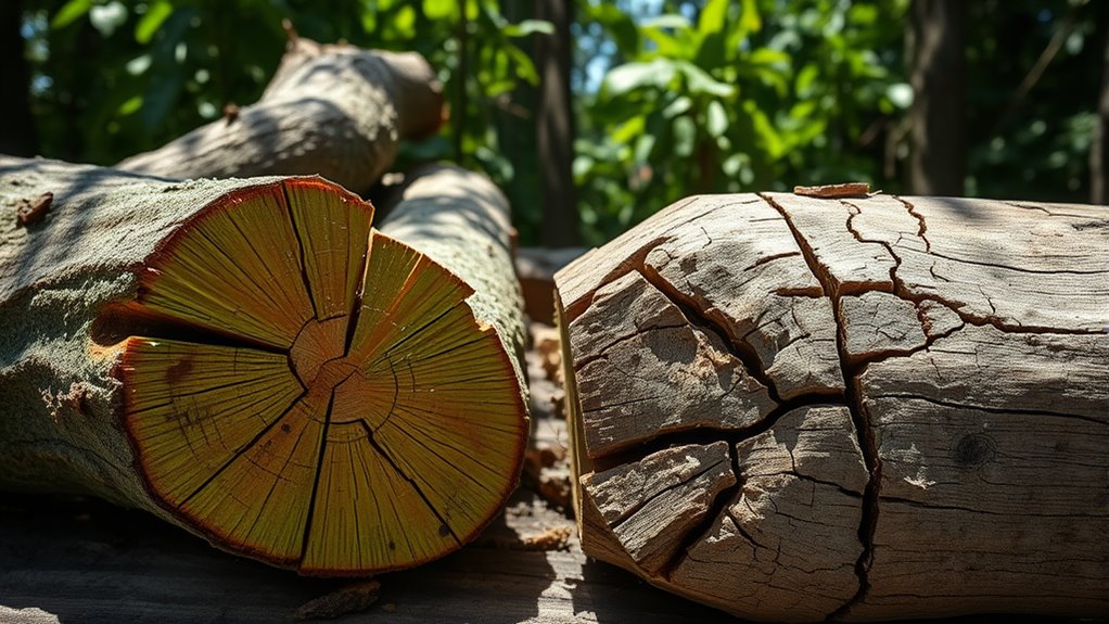 green wood splitting challenges
