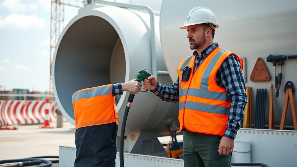 handle fuel carefully properly
