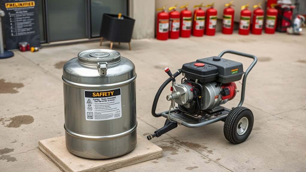 handle fuel safely and store responsibly