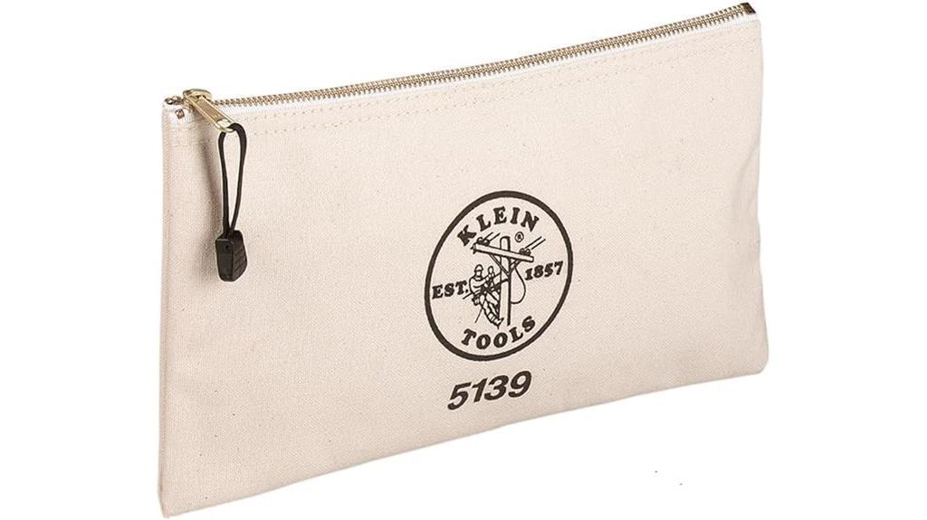 heavy duty brass zipper bag