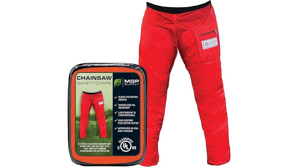 heavy duty chainsaw safety chaps